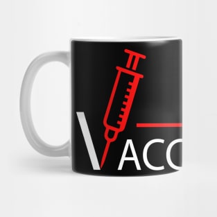 fully vaccinated vaccine corona virus covid-19 Mug